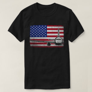Pilot Flugzeug amerikanisches Flugzeug Luftfahrt T-Shirt