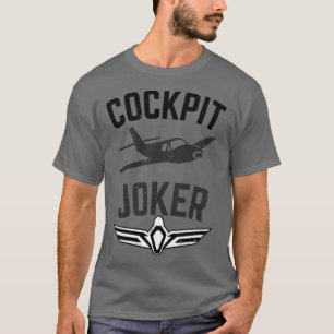 Pilot Flugzeug Aviator Cockpit Flying Fun T-Shirt