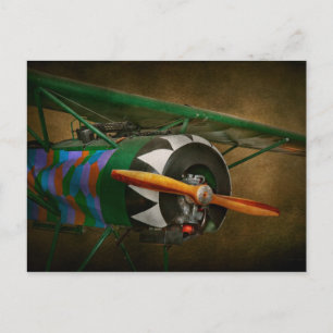 Pilot - Flugzeug - Deutscher WW1-Jäger - Fokker D  Postkarte