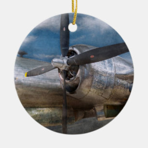 Pilot - Flugzeug - Die B-29 Superfortress Keramik Ornament