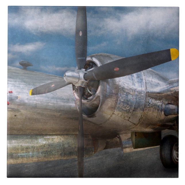 Pilot - Flugzeug - Die Superfestung B-29 Fliese (Vorderseite)