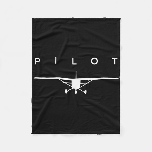 Pilot For New Pilot - New Pilot Tee Shirt - Airpla Fleecedecke (Vorderseite)