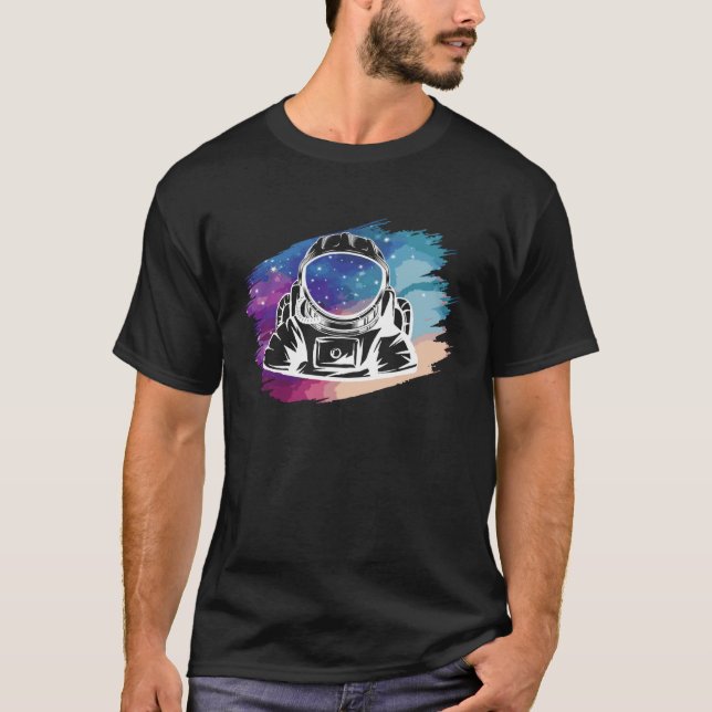 Pilot für Astronauten oder Raumfahrer T-Shirt (Vorderseite)