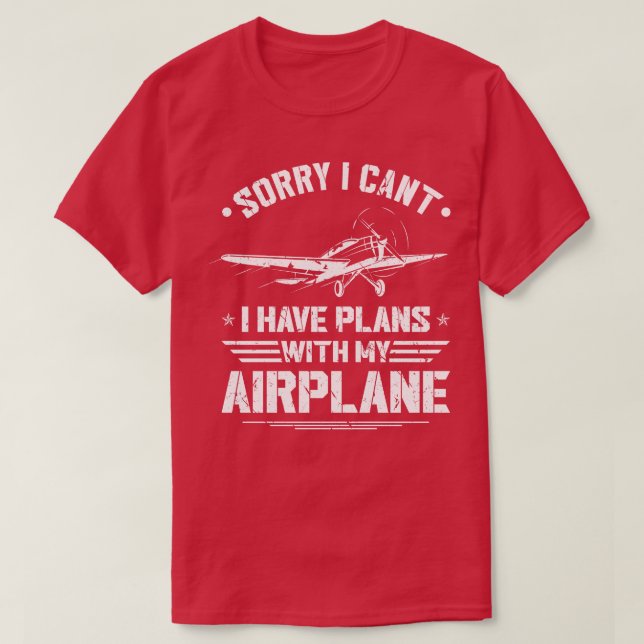 Pilot für Kleinflugzeuge T-Shirt (Design vorne)