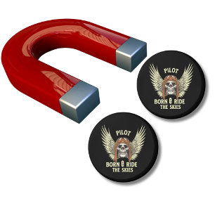 Pilot geboren, um die Lüfte zu bereiten, cooler Fl Magnet