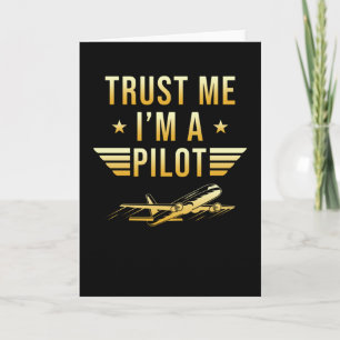 Pilot-Geschenk Karte