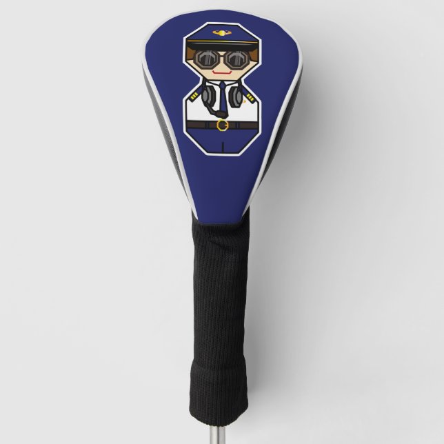 Pilot Golf Headcover (Vorderseite)