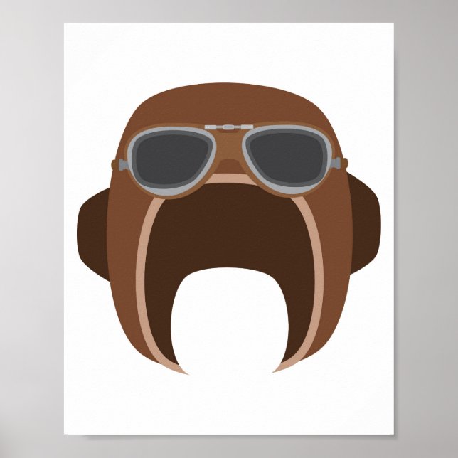 Pilot Helm Poster (Vorne)