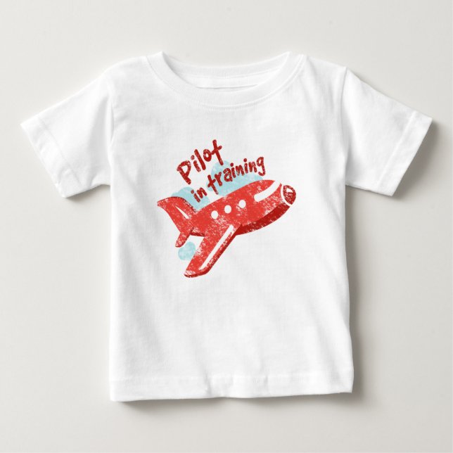 Pilot im Ausbildungsbereich Baby T-shirt (Vorderseite)