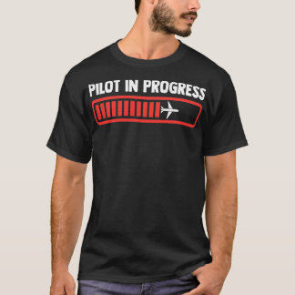Pilot im Gange Funny Future Pilot Aviation Airline T-Shirt