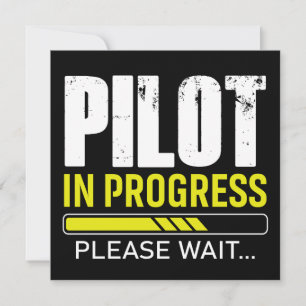 Pilot in Ausbildung… Bitte warten Aviator Humor