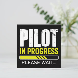 Pilot in Ausbildung… Bitte warten Fluglotsen-Hum Einladung