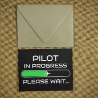 Pilot in Ausbildung Lustige Luftfahrt Flugschule