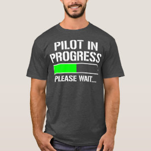 Pilot in der Funny Flight School T-Shirt