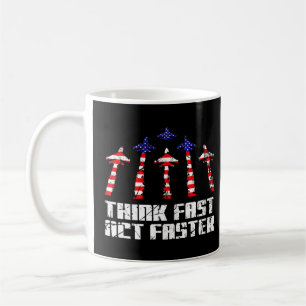 Pilot Jet Fighter Flugzeug Aviation American Flag Kaffeetasse