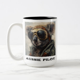 Pilot Koala Zweifarbige Tasse