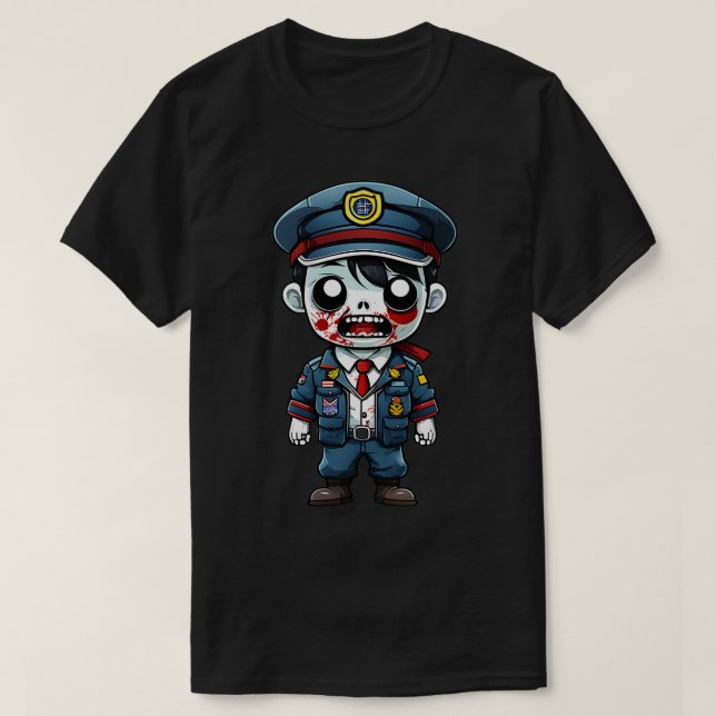 Pilot Koreanischer Zombie T-Shirt (Design vorne)