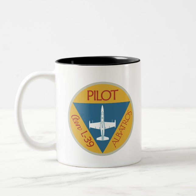 Pilot L-39 Zweifarbige Tasse (Links)