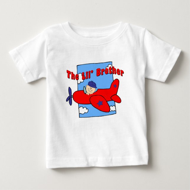 Pilot Little Brother Baby T-shirt (Vorderseite)