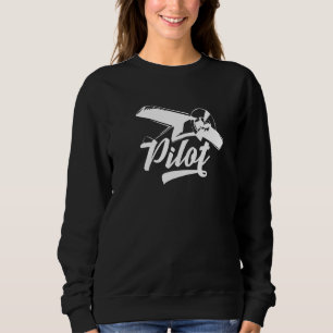 Pilot-Luftfahrzeug-Flugzeug Sweatshirt