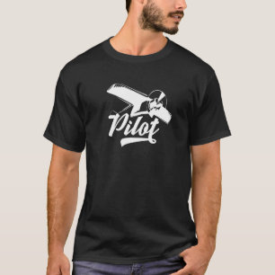 Pilot-Luftfahrzeug-Flugzeug T-Shirt