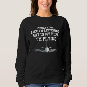 Pilot-Marinesoldat Flug könnte wie Listeni aussehe Sweatshirt