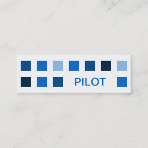 PILOT (Mod-Quadrate) Mini Visitenkarte