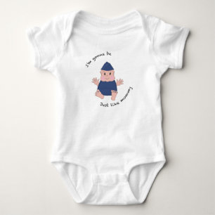 Pilot-Mommy Baby Strampler
