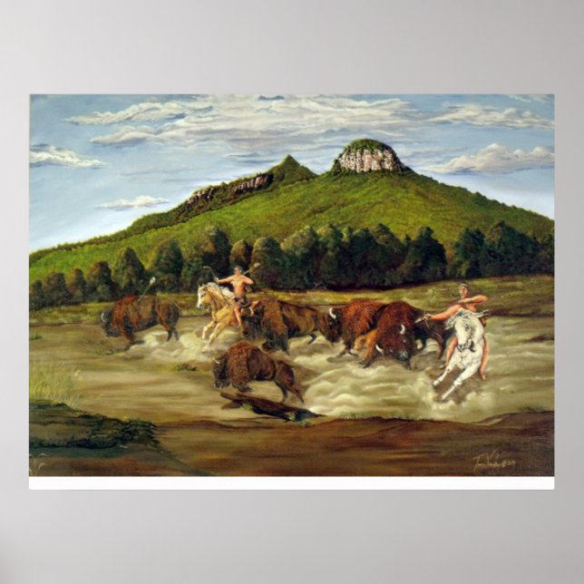 Pilot Mountain Hunt Poster (Vorne)