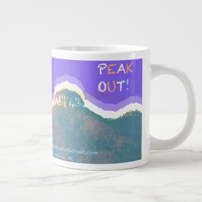 Pilot Mountain NC Souvenir Tasse (Rechts)