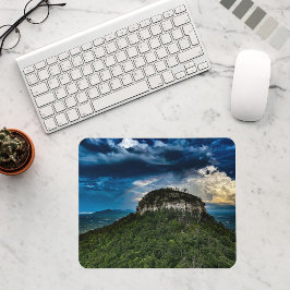 Pilot Mountain NC Staat Park | nach Sturm Regenbog Mousepad