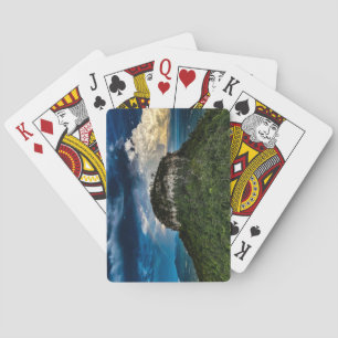 Pilot Mountain NC Staat Park   nach Sturm Regenbog Spielkarten