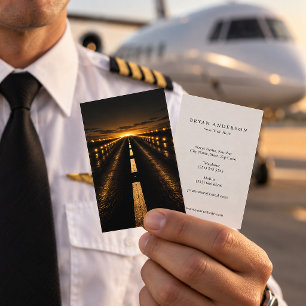 Pilot Nachtlandebahn Visitenkarte