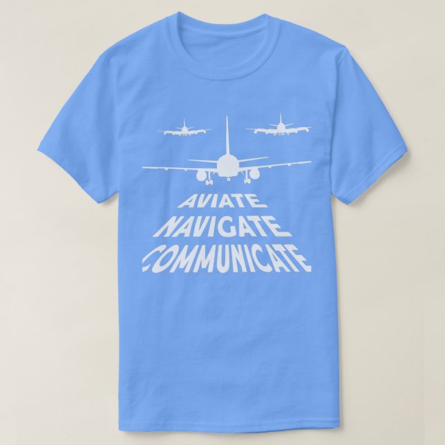 Pilot-Navigation  T-Shirt (Design vorne)