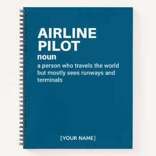 Pilot-Notebook - Funny Definition Design Notizbuch