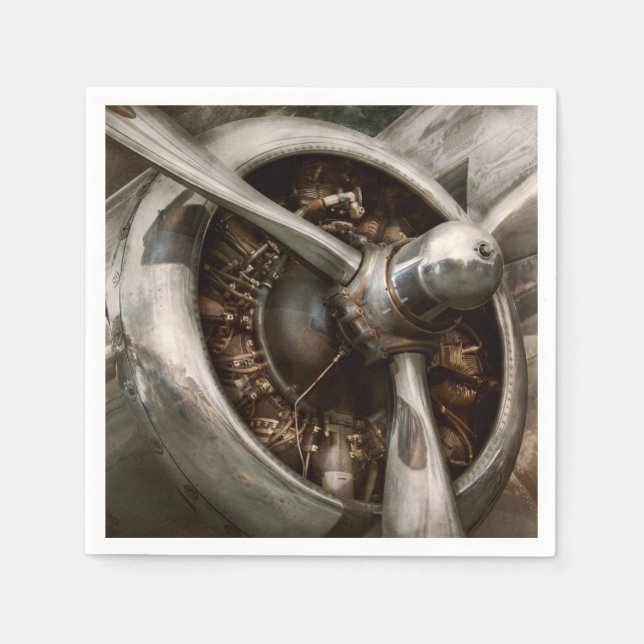 Pilot - Propeller - Antrieb Serviette (Vorderseite)