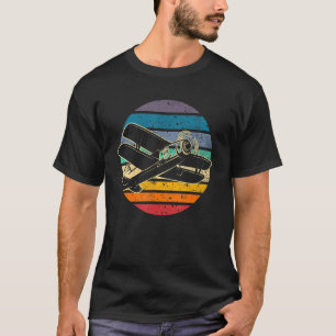 Pilot Retro Vintage Aviator Flugzeug Flugzeugpilot T-Shirt