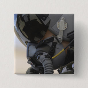 Pilot sitzt in seinem A-10 Thunderbolt II Button