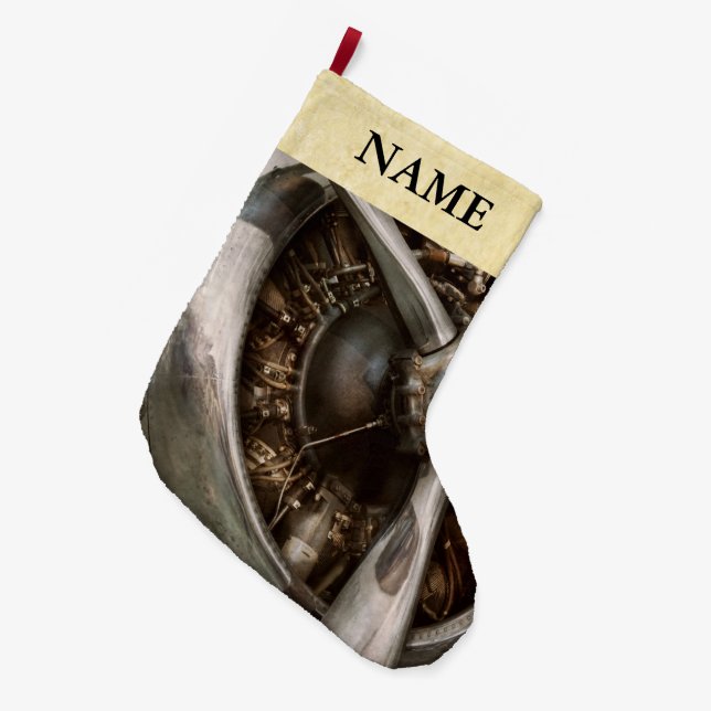 Pilot - Stütze - Antrieb Großer Weihnachtsstrumpf (Vorderansicht (hängend))