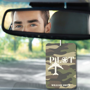Pilot Tarnschema für Militärluftfahrzeug Benutzerd Autolufterfrischer