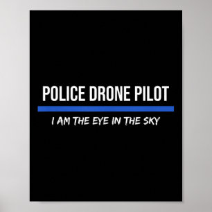 Pilotakteur für Polizeidroge Poster