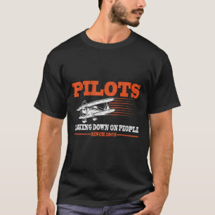 Piloten, die sich seit 1903 auf das Flugzeug umsch T-Shirt
