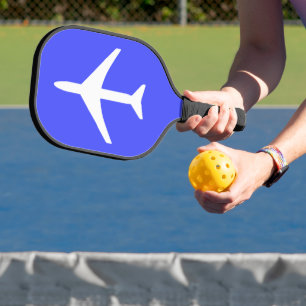 Piloten für Funky White Flugzeug Pickleball Schläger