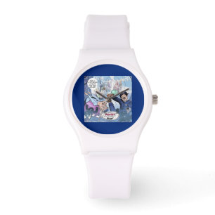 Piloten Pilates Airlines Comic Watch Armbanduhr