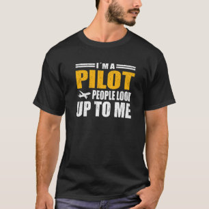Piloten schauen mir Luftkleidung Airpla zu T-Shirt