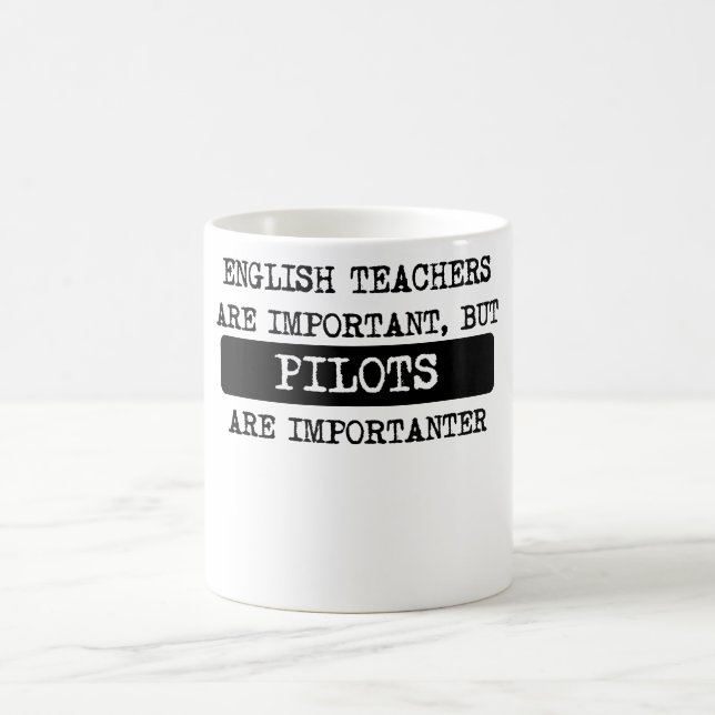 Piloten sind Importanter Kaffeetasse (Mittel)