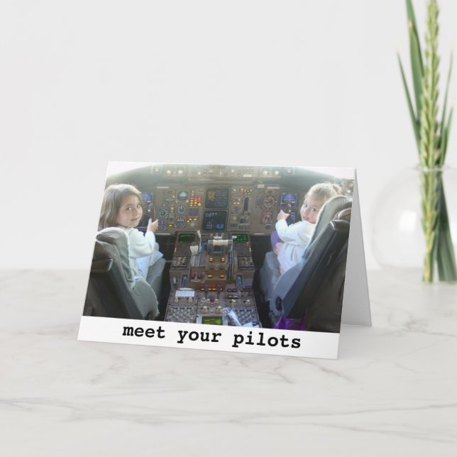 Piloten werden jünger karte (Vorderseite)