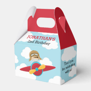 Pilotenboxen für Flugzeuge Rot und Blau Geschenkschachtel