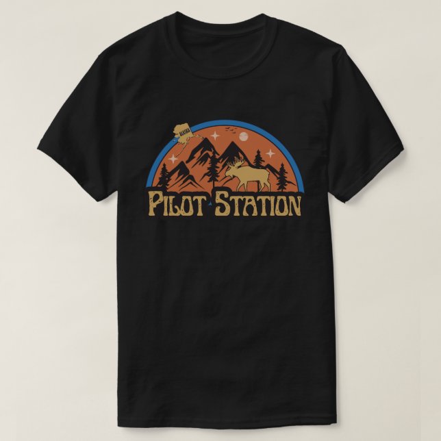 Pilotenstation, T - Shirt Alaska-Shirt (Design vorne)