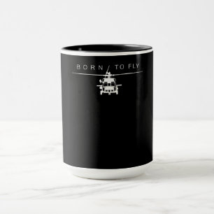 Pilotgeschenk für den Piloten eines Militärflugh Tasse
